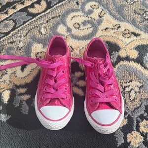 Vibrant Pink Kids Sneakers